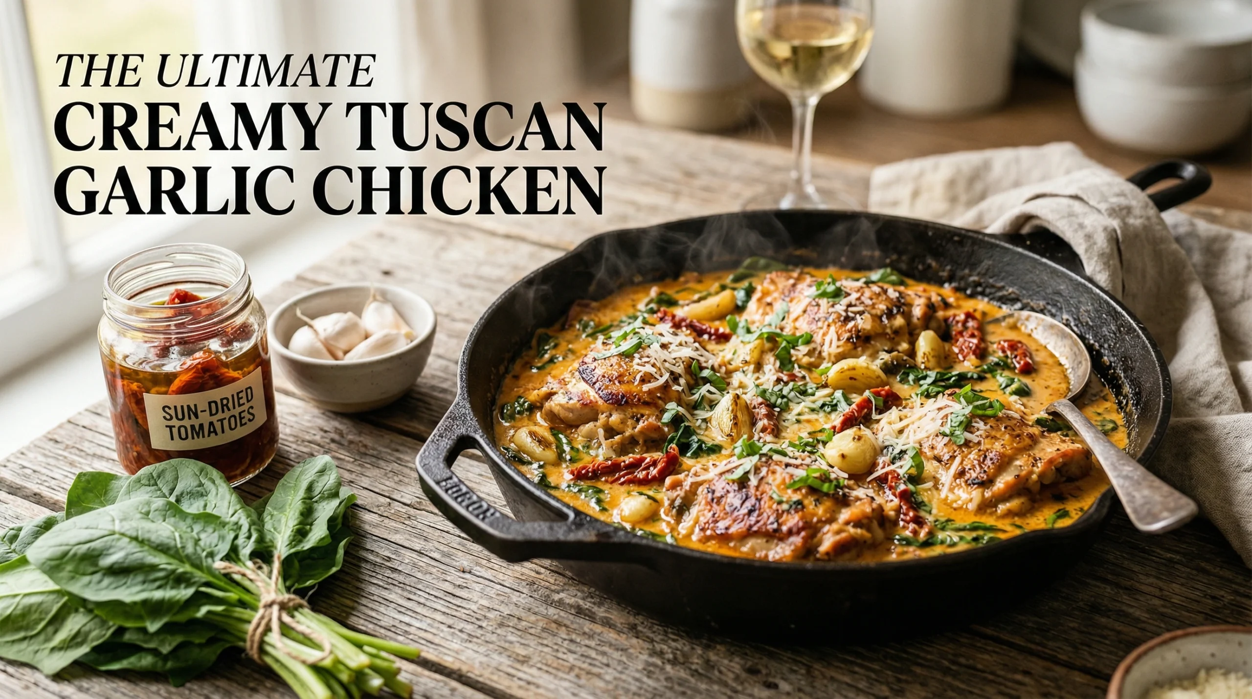 Creamy Tuscan Garlic Chicken