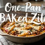 One-Pan Baked Ziti Pasta