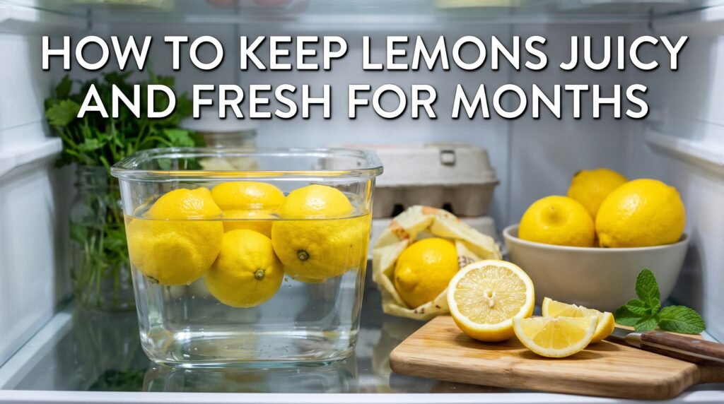 How to Keep Lemons Juicy and Fresh for Months