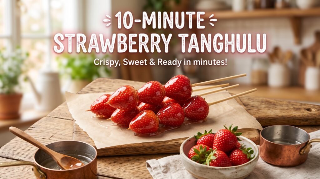 10-Minute Strawberry Tanghulu